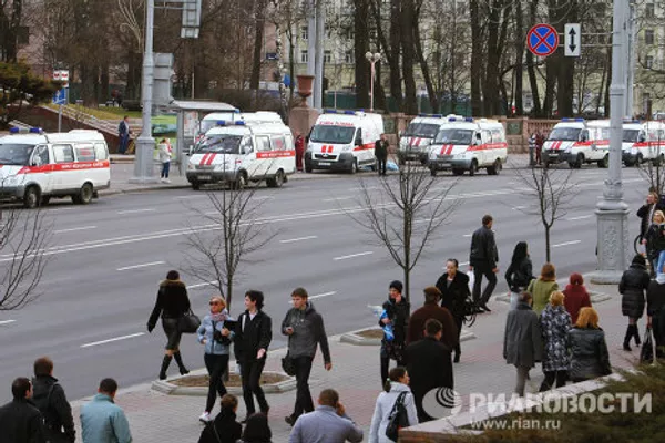 Explosión en el metro de Minsk Explosión en el metro de Minsk - Sputnik Mundo