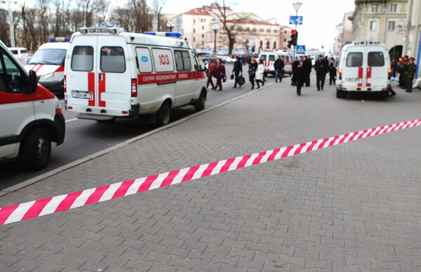 La explosión en el metro de Minsk - Sputnik Mundo