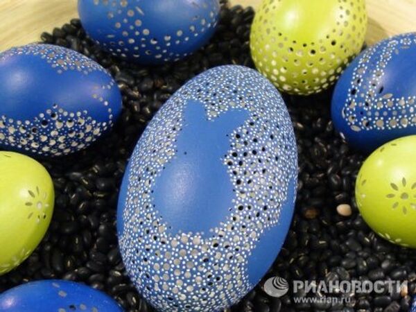 Huevos de Pascua como obras de arte - Sputnik Mundo