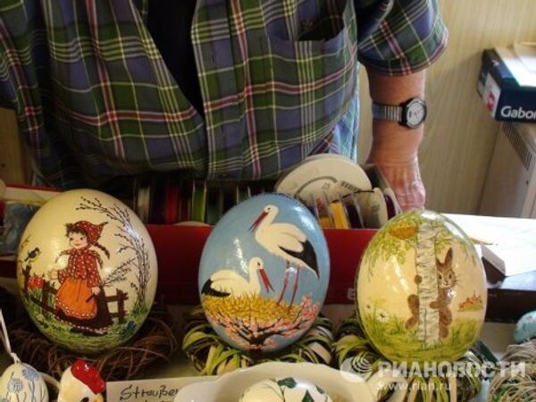 Huevos de Pascua como obras de arte - Sputnik Mundo