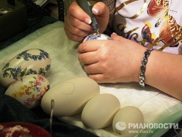 Huevos de Pascua como obras de arte - Sputnik Mundo