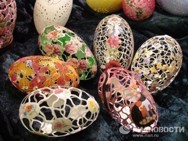 Huevos de Pascua como obras de arte - Sputnik Mundo