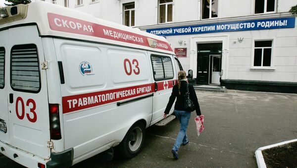 Una ambulancia - Sputnik Mundo