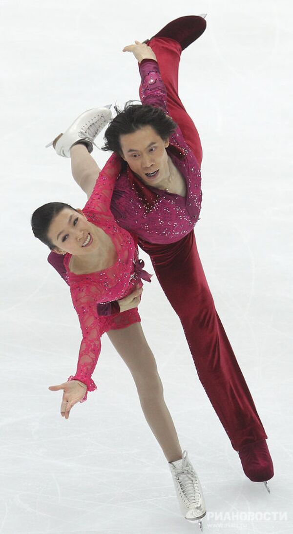 Las primeras medallas de los patinadores artísticos rusos en el Mundial 2011 de Moscú - Sputnik Mundo