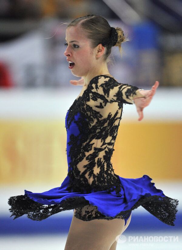 Los trajes más vistosos en el Mundial de Patinaje Artístico 2011 - Sputnik Mundo