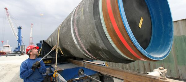 Construcción del gasoducto (Archivo) - Sputnik Mundo