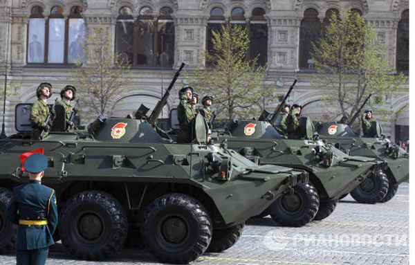 Ensayo general del desfile del Día de la Victoria - Sputnik Mundo