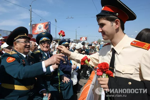 Ciudades rusas celebran el Día de la Victoria Ciudades rusas celebran el Día de la Victoria - Sputnik Mundo
