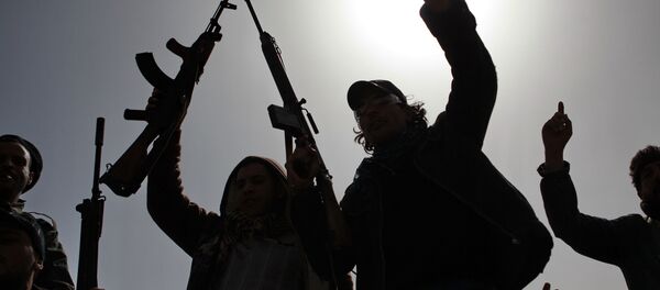 Opositores en Libia - Sputnik Mundo