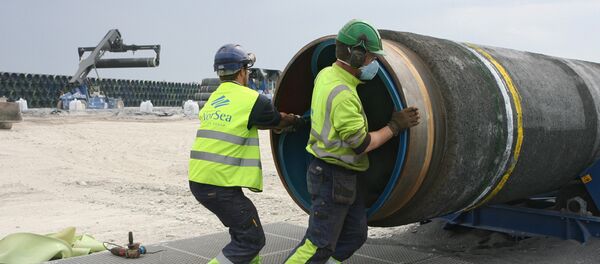 Construcción del gasoducto Nord Stream (archivo) - Sputnik Mundo
