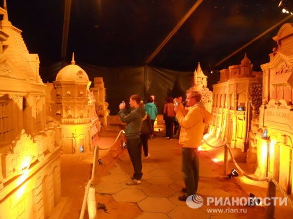 Festival de esculturas de arena en la ciudad belga de Blankenberge - Sputnik Mundo