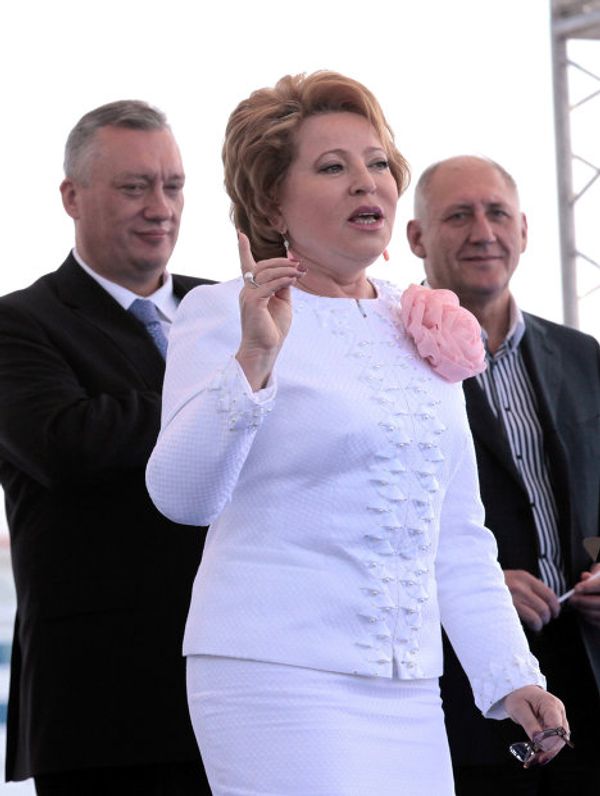 Valentina Matvienko, gobernadora de San Petersburgo - Sputnik Mundo