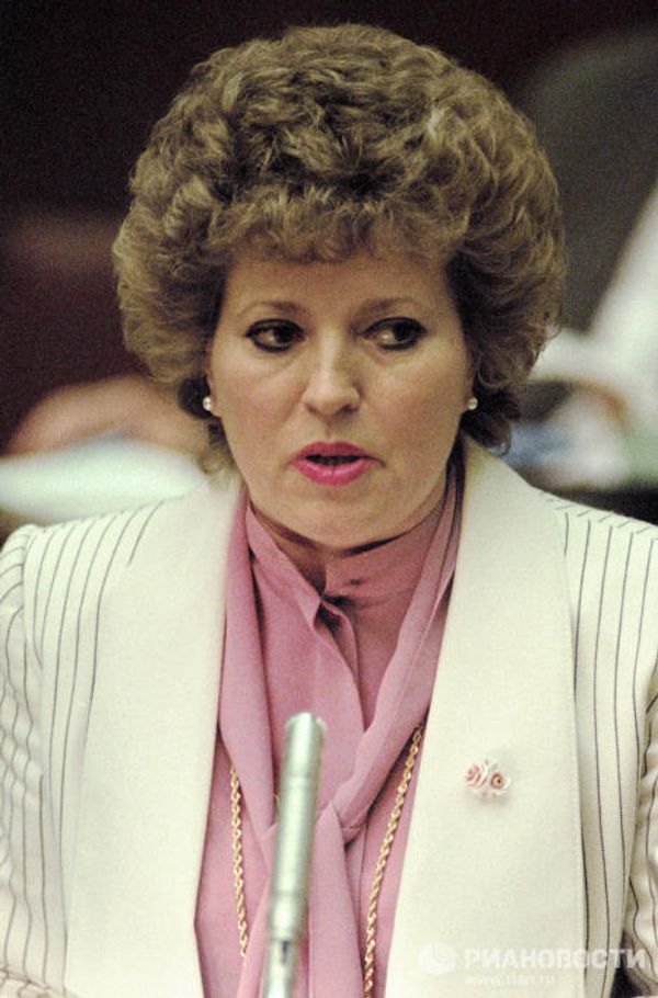 Valentina Matvienko, gobernadora de San Petersburgo - Sputnik Mundo