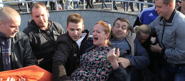 Disturbios (imagen referencial) Disturbios (imagen referencial) - Sputnik Mundo