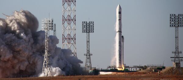 El lanzamiento del cohete portador de fabricación ucraniana Zenit-3 desde el cosmódromo Baikonur (archivo) - Sputnik Mundo