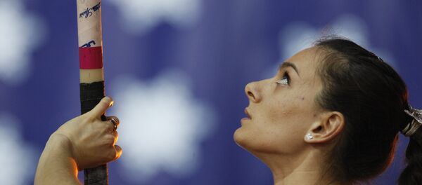 Elena Isinbáyeva, doble campeona olímpica de salto con pértiga y plusmarquista mundial - Sputnik Mundo