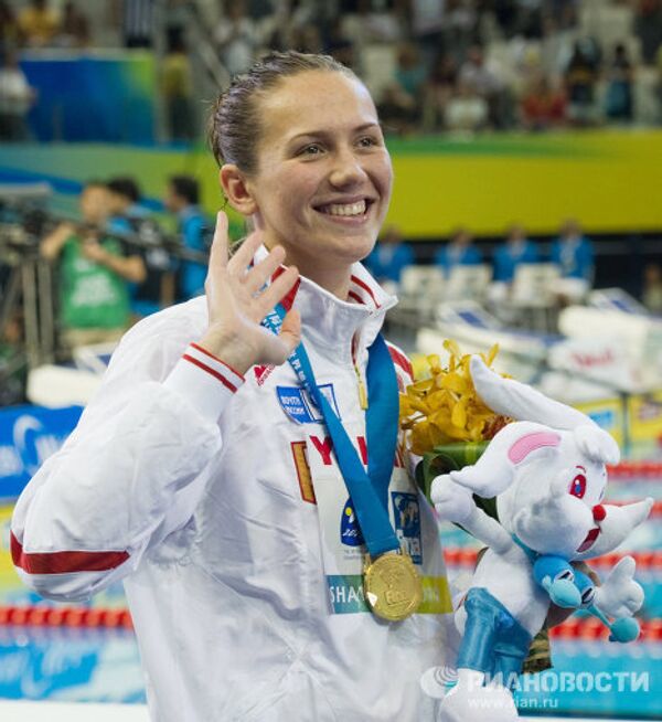 Nadadora rusa Zúeva gana un oro en el Mundial de Natación 2011 - Sputnik Mundo