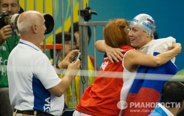 Nadadora rusa Zúeva gana un oro en el Mundial de Natación 2011 - Sputnik Mundo