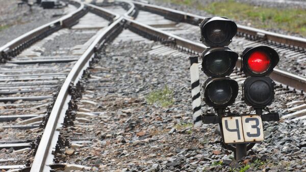 Rieles de tren (imagen referencial) - Sputnik Mundo