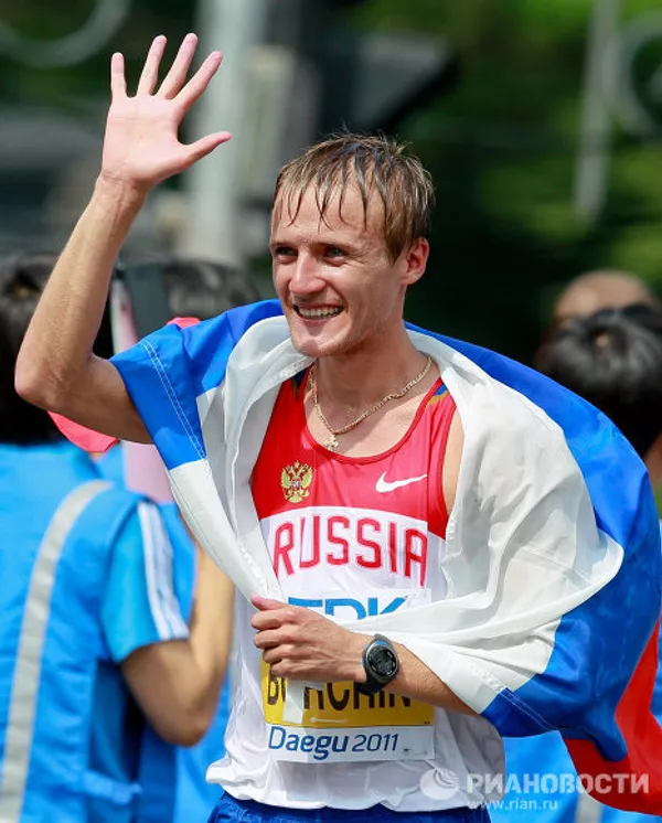 Oro y plata para Rusia en la marcha de 20 kilómetros en el Mundial de Atletismo 2011 Oro y plata para Rusia en la marcha de 20 kilómetros en el Mundial de Atletismo 2011 - Sputnik Mundo