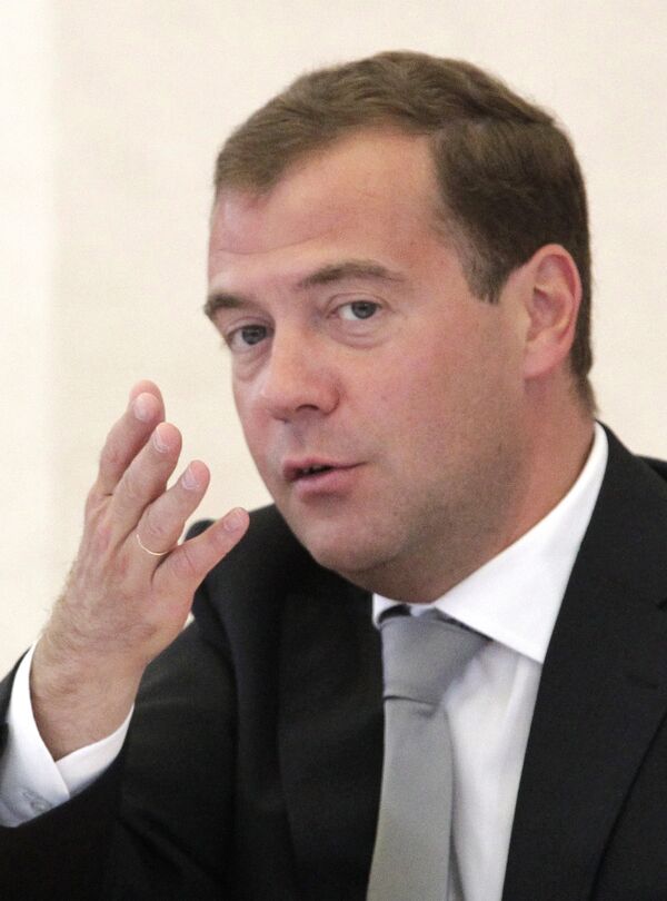 Presidente de Rusia, Dmitri Medvédev - Sputnik Mundo