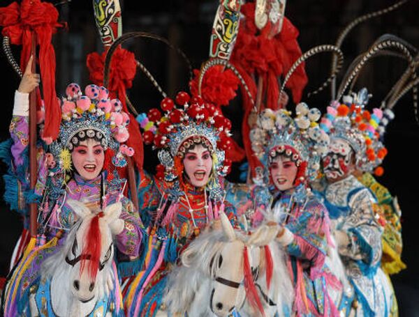 Espectacular inauguración del festival “Torre Spasskaya” - Sputnik Mundo