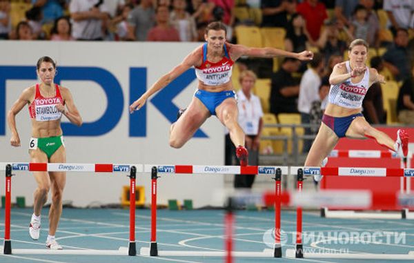 La plata y el bronce de Rusia en 6ª jornada de los Mundiales de atletismo 2011 en Daegu - Sputnik Mundo