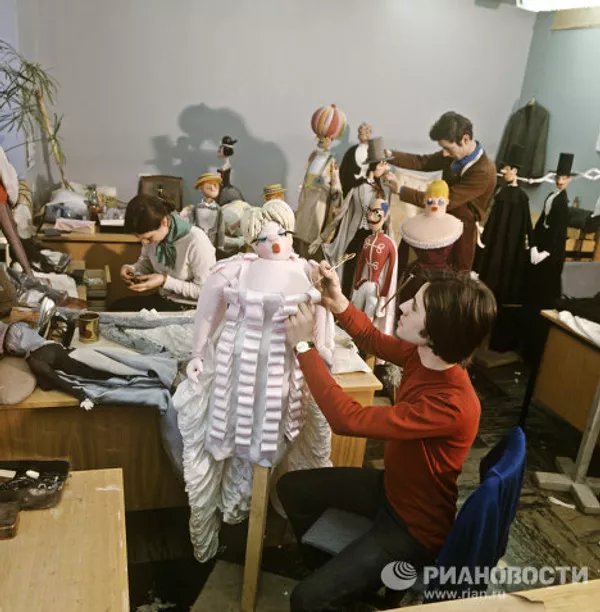 Muñecas singulares del Teatro de Títeres Obraztsov Muñecas singulares del Teatro de Títeres Obraztsov - Sputnik Mundo