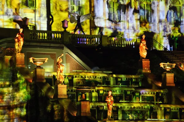 “Capriccio. Dedicación a Rastrelli”: ceremonia de clausura de fuentes en Peterhof “Capriccio. Dedicación a Rastrelli”: ceremonia de clausura de fuentes en Peterhof - Sputnik Mundo