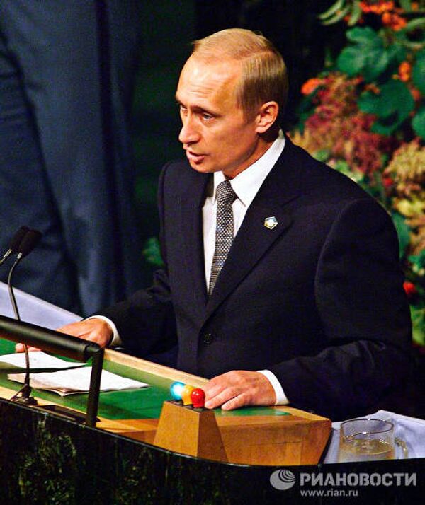 Vladímir Putin durante la presidencia de 2000 - 2008 Vladímir Putin durante la presidencia de 2000 - 2008 - Sputnik Mundo