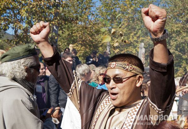 Fiesta de pueblo autóctono de Kamchatka “Aljalalalai” Fiesta de pueblo autóctono de Kamchatka “Aljalalalai” - Sputnik Mundo