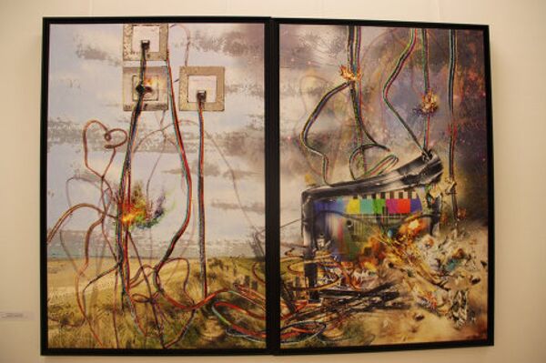 Galería moscovita acoge la exposición “Lo inconsciente” de Pal Sarkozy y Werner Hornung - Sputnik Mundo