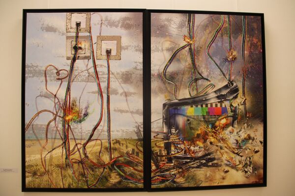 Galería moscovita acoge la exposición “Lo inconsciente” de Pal Sarkozy y Werner Hornung - Sputnik Mundo