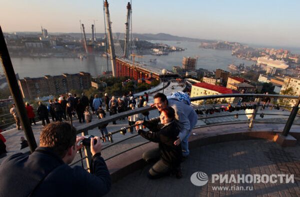 Crucero de lujo Diamond Princess en Vladivostok - Sputnik Mundo