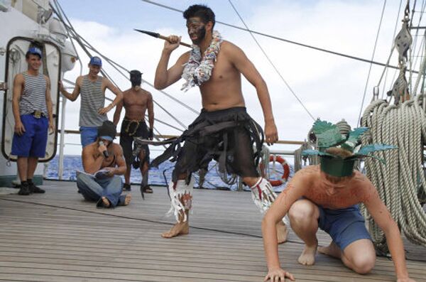 Expedición transpacífica de la fragata rusa “Pallada” - Sputnik Mundo