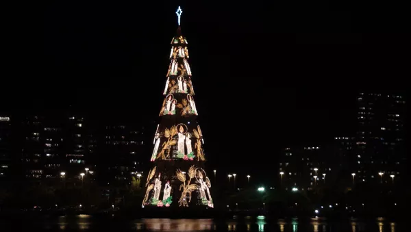 El monumental árbol de Navidad en Río de Janeiro (archivo) - Sputnik Mundo