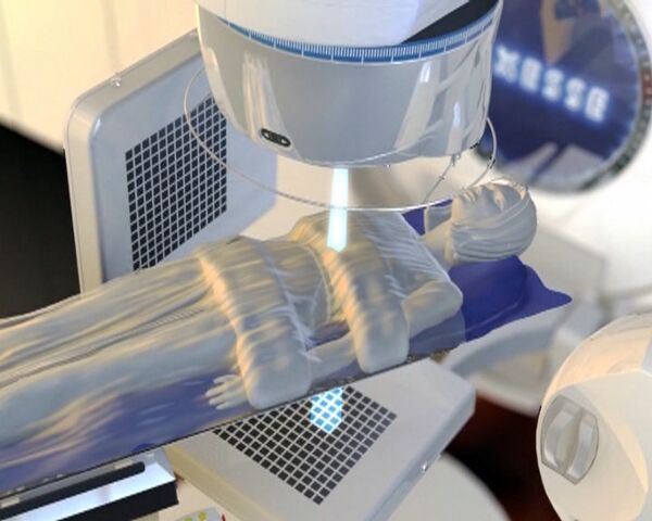 Médicos rusos presentan aparato que destruye células cancerosas en Moscú - Sputnik Mundo