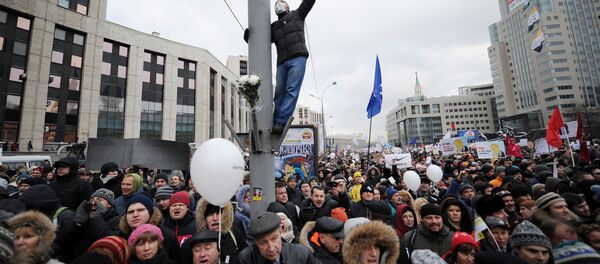 Manifestación por elecciones limpias en Moscú - Sputnik Mundo
