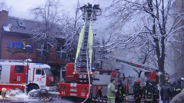 Explosión en restaurante de Moscú - Sputnik Mundo