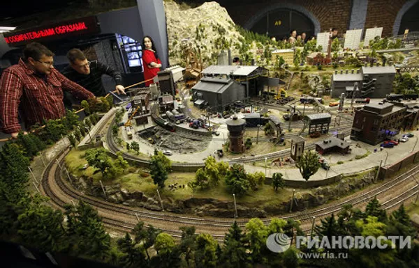 Mini-Rusia recreada en un pabellón Mini-Rusia recreada en un pabellón - Sputnik Mundo