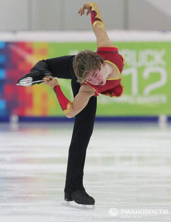 Triunfadores de las competiciones de patinaje artístico en las Olimpiadas Juveniles de Invierno 2012 - Sputnik Mundo