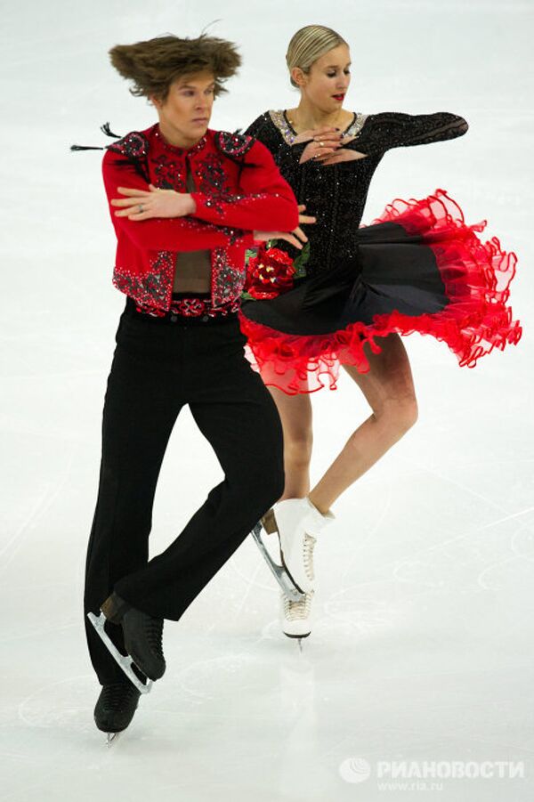 Triunfadores de las competiciones de patinaje artístico en las Olimpiadas Juveniles de Invierno 2012 - Sputnik Mundo