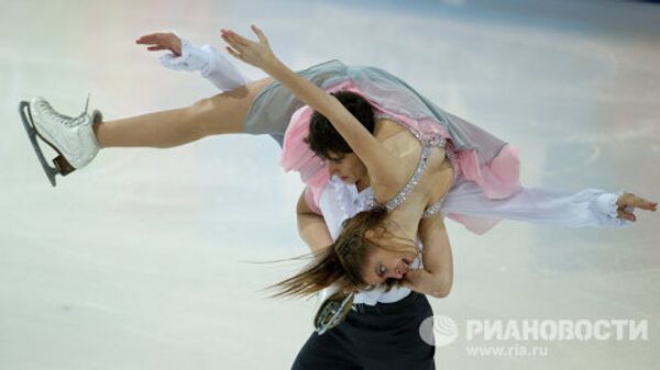 Triunfadores de las competiciones de patinaje artístico en las Olimpiadas Juveniles de Invierno 2012 - Sputnik Mundo