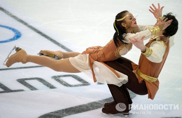 Triunfadores de las competiciones de patinaje artístico en las Olimpiadas Juveniles de Invierno 2012 - Sputnik Mundo