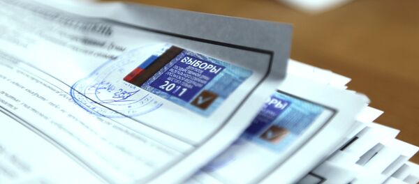 Подсчет голосов на выборах в Государственную Думу РФ - Sputnik Mundo