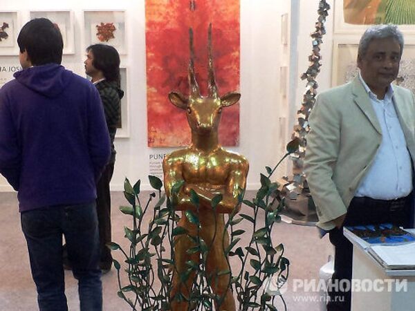 Feria de Arte en Nueva Delhi - Sputnik Mundo