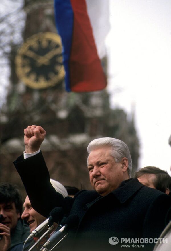 Borís Yeltsin, primer presidente de Rusia - Sputnik Mundo