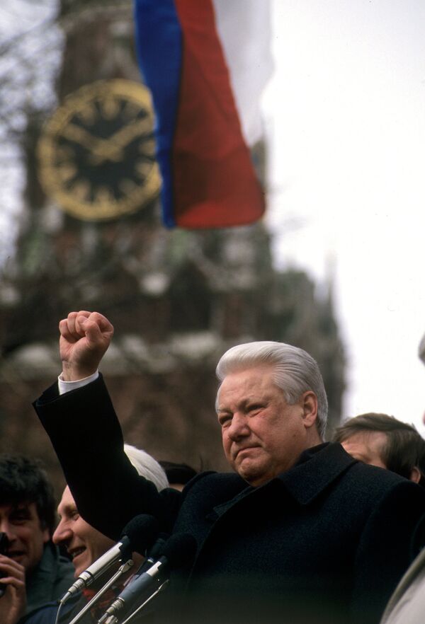 Borís Yeltsin, primer presidente de Rusia - Sputnik Mundo