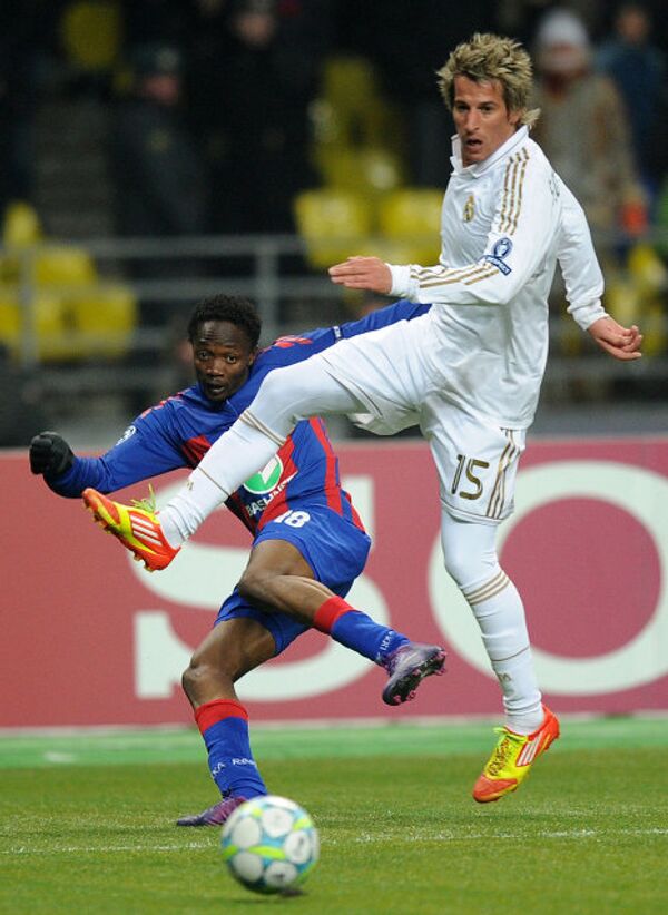 CSKA de Moscú y Real Madrid empatan por 1-1 en octavos de final de la Liga de Campeones CSKA de Moscú y Real Madrid empatan por 1-1 en octavos de final de la Liga de Campeones - Sputnik Mundo