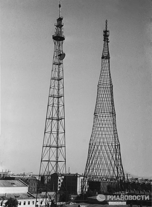 Torre Shújov, orgullo de la ingeniería rusa Torre Shújov, orgullo de la ingeniería rusa - Sputnik Mundo